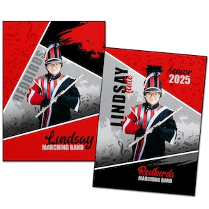 BAND Sammelkarte 004 | 2.75x3.75 Adobe Photoshop Trader Card Digitale Vorlage | Sport PSD Adobe Photoshop Vorlage | Digitale Datei