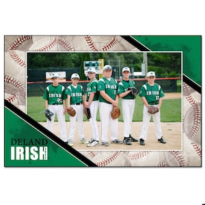 BASEBALL BANNER 007_H | 2ftx3ft (24 "x 36 ") Adobe Photoshop Digitale Vorlage | Sport Template für Banner & Poster | Nur digitale Datei