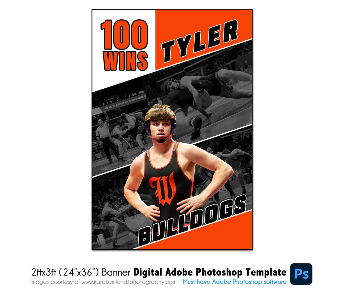 WRESTLING BANNER 011 | 2ftx3ft (24