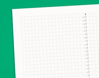 Coordinates Paper - 1/4 1/5 1/8 1/10 - Printable Instant Download - US Letter