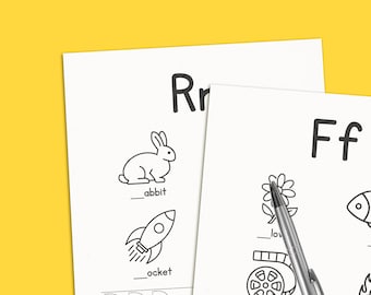 26 Alphabet Worksheets, Preschool Worksheets, Letter Sounds, Alphabet Writing