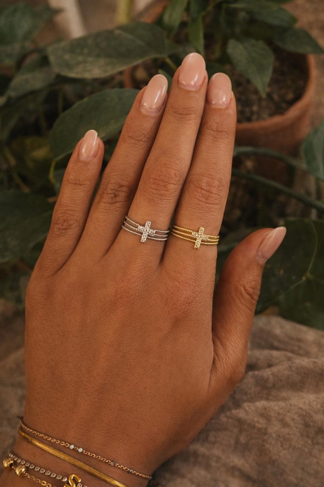 Divine Cross Ring- Adjustable - Etsy
