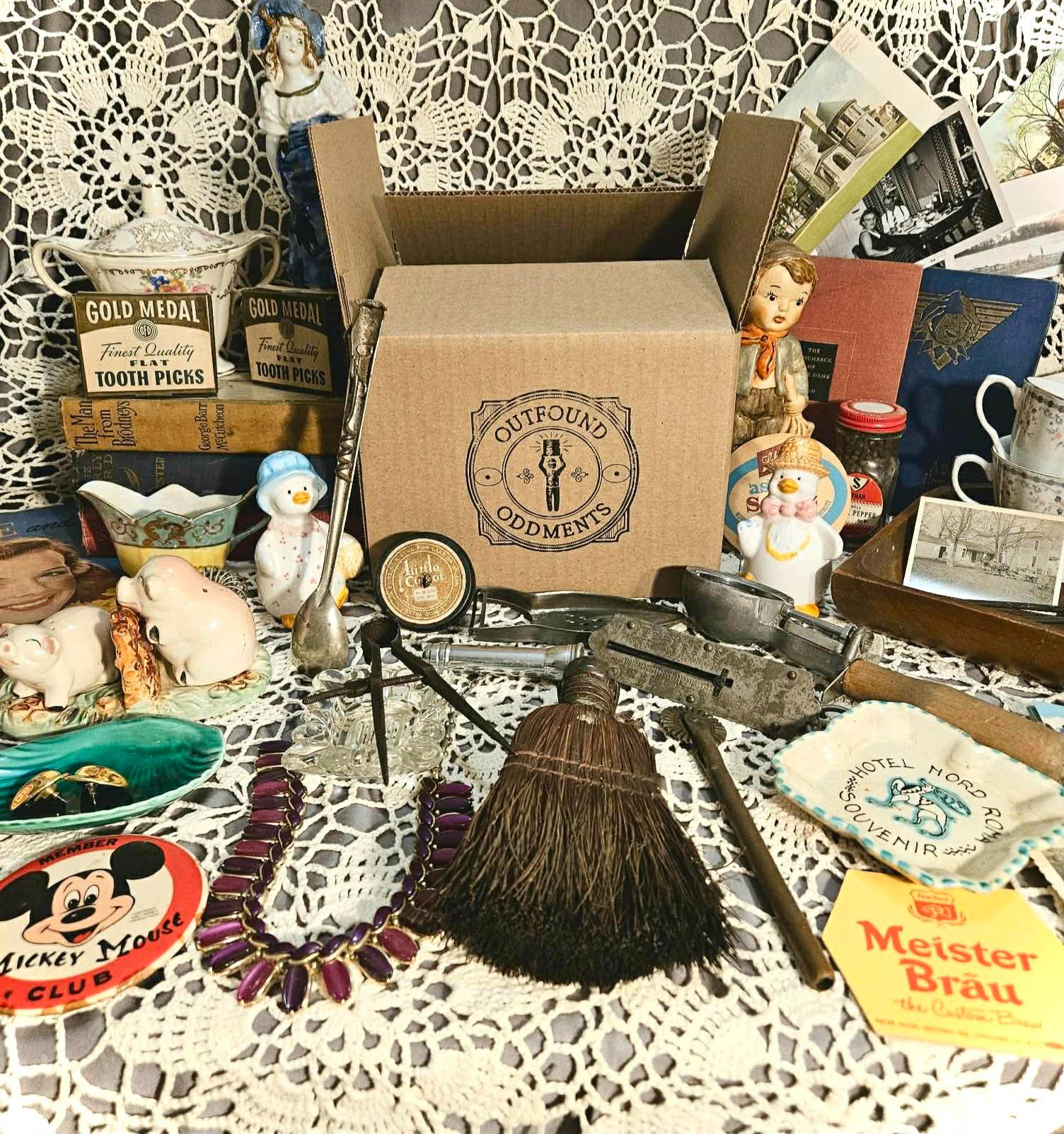 Mystery Box: Curated Vintage, Antique, & Eclectic Treasures