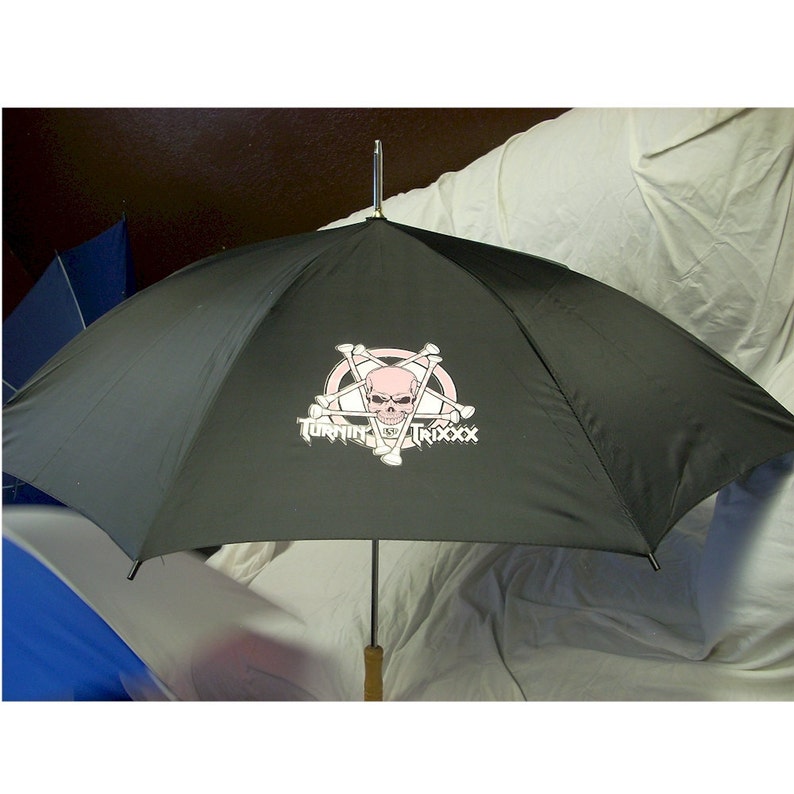 Personalized Customized 48 Stick Umbrellas Metal Shaft Use Your Logo Select Colors image 4