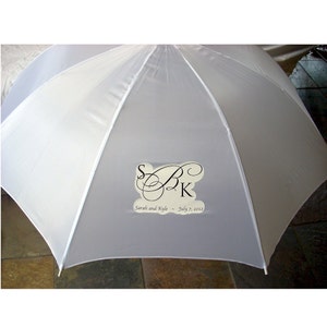 Personalized Customized 48 Stick Umbrellas Metal Shaft Use Your Logo Select Colors image 3