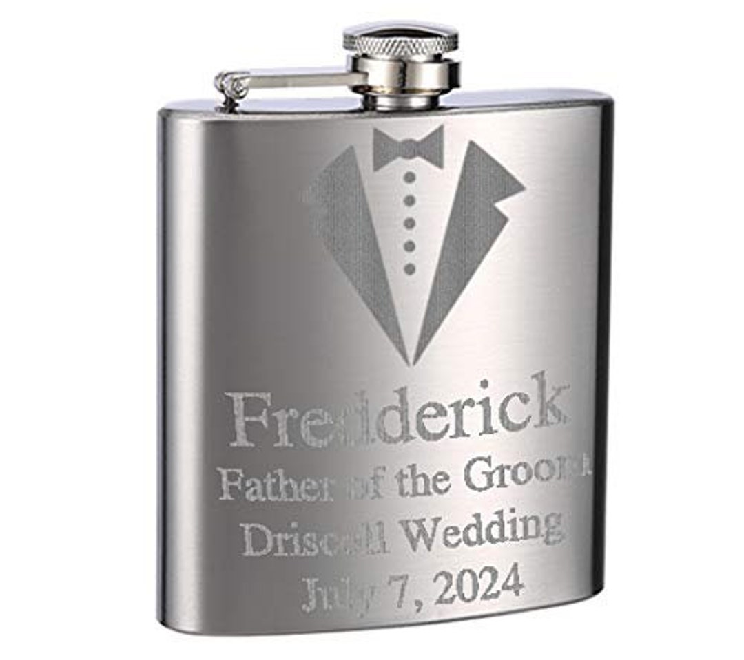 Top Shelf Flasks - Custom 6 Oz Stainless Steel Flask