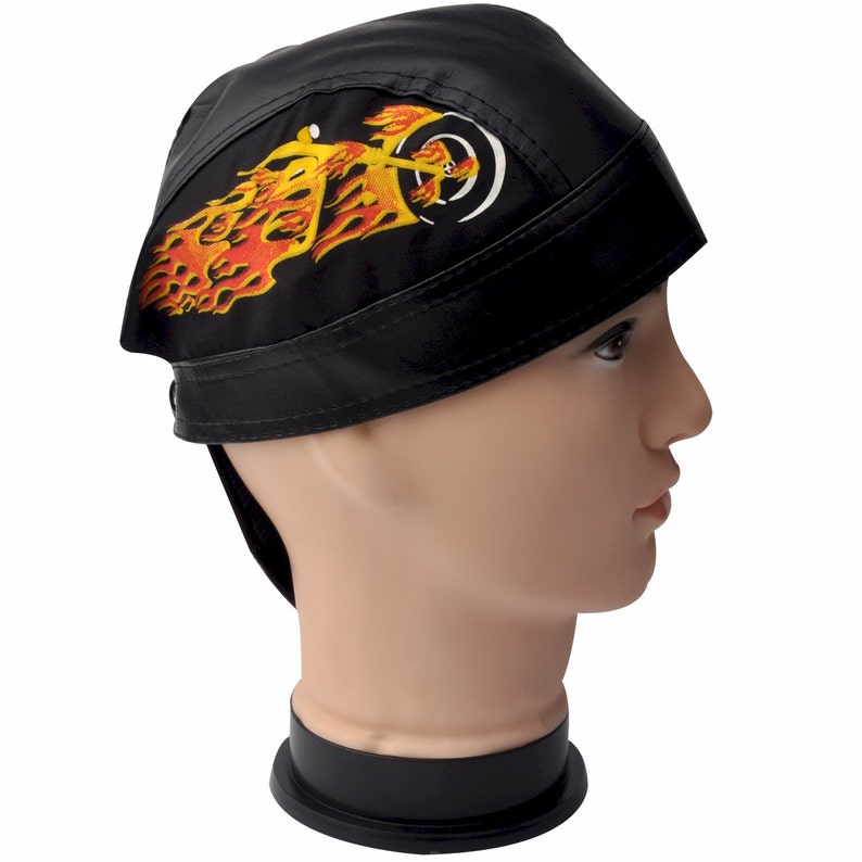 Motorcycle Skull Cap Personalized Etsy