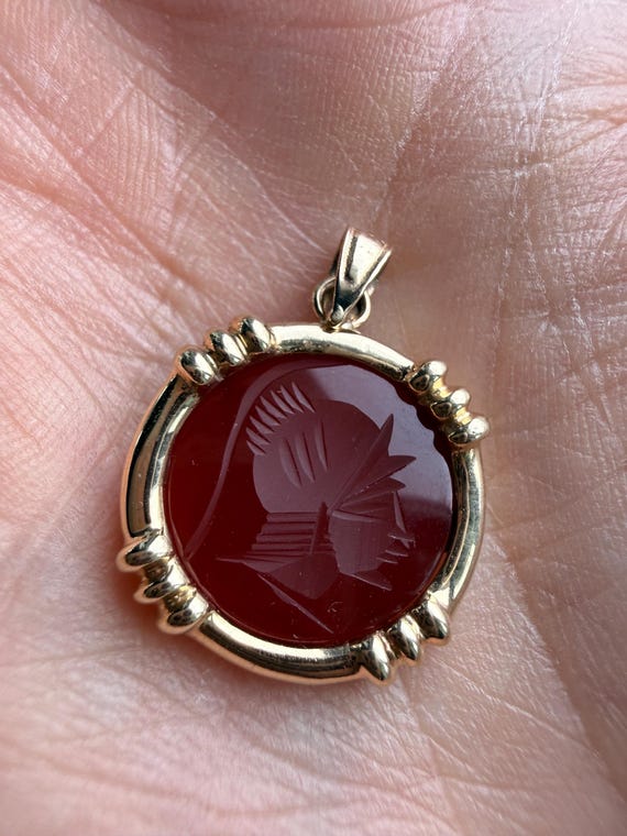 Carnelian Intaglio Pendant