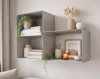 Modern Metal Wall Shelf  DXF & PDF Files for Laser Cutting