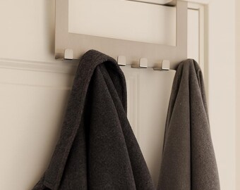 6-Hook Door Rack – Cnc Laser Cut Dxf, Pdf Files (Digital Download)