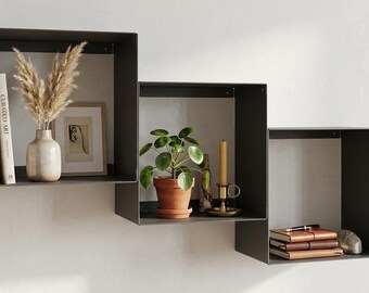 Modern Square Wall Shelf Files – CNC Laser Cut Plan (Digital Download)