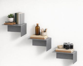 Modern Metal Wall Shelf DXF & PDF Files – Minimalist Design for CNC Cutting