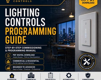 Smart Switch Programming Guide PDF | Lighting Controls Commissioning Checklist | Residential & Commercial Electrician Guide