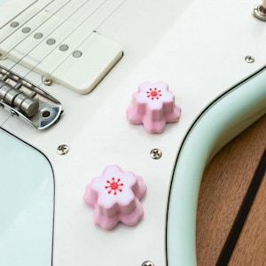Cherry Blossom Guitar Knob