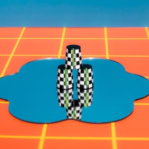 4-Pack Checkered Knob