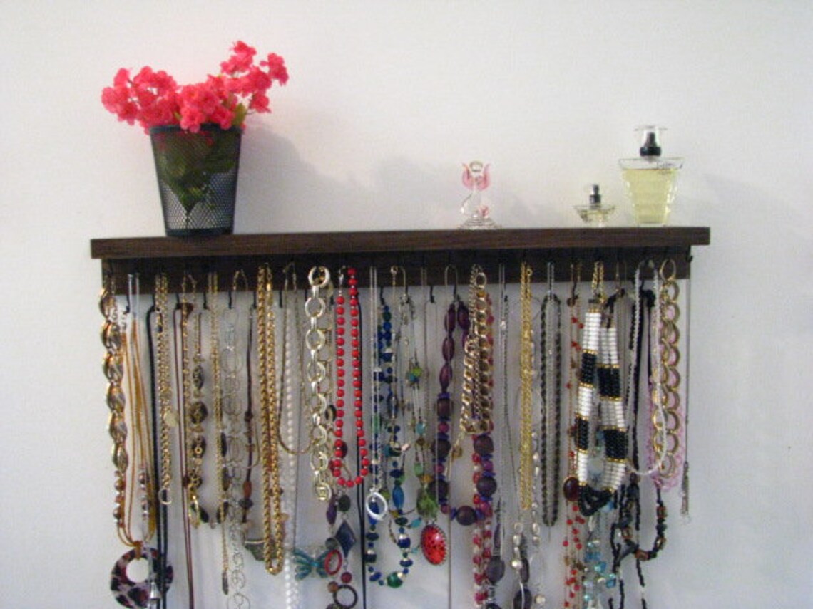 24 Jewelry Necklace Hanger Organizer 47 Hooks FAST Etsy