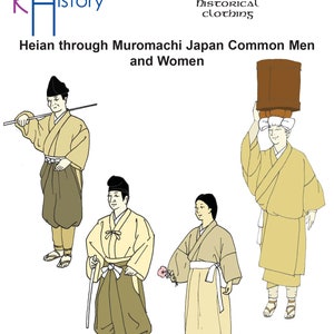 RH412 — quick print Japanese Men's and Women's Commoners' Outfit pattern