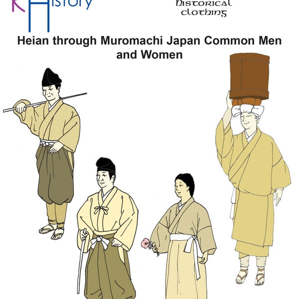 RH412 — modèle de tenue de roturiers japonais à impression rapide pour hommes et femmes