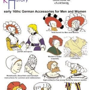 RH505 — quick print 16th century German Accessories pattern