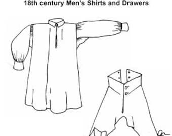 RH815 — quick print 18thc Men's Shirts & Drawers pattern