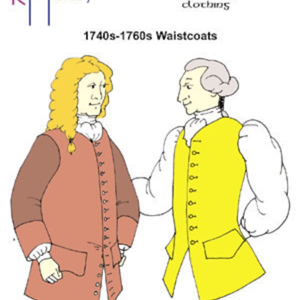 RH807 — quick print 1740s-1760s Waistcoats pattern