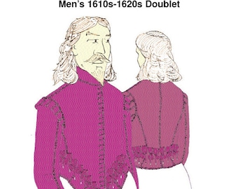 RH108 — quick print 1620s Doublet pattern