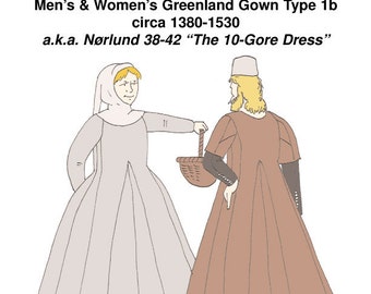 RH013 — quick print Greenland Gown 1b pattern
