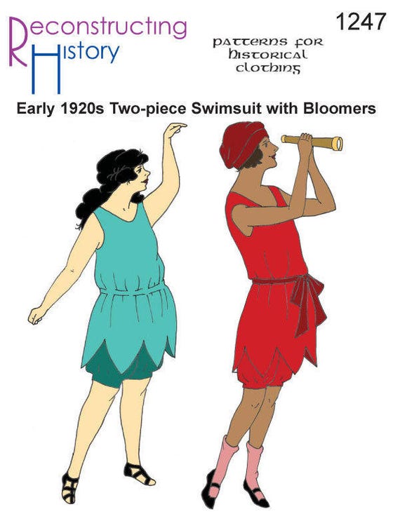 1920s vintageスイムスーツ birthdeath jantiques In the Swim, July 1920 | witness2fashion