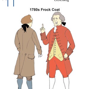 RH803 — quick print 1780s Frock Coat pattern