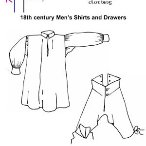 RH815 — quick print 18thc Men's Shirts & Drawers pattern