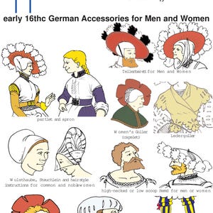 RH505 — Patrón de accesorios alemanes del siglo XVI para impresión rápida