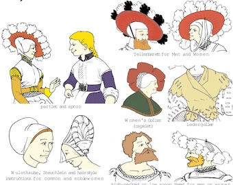 RH505 — quick print 16th century German Accessories pattern