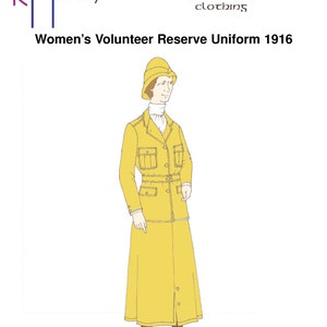 RH1055 — downloadable Ladies’ Great War British Volunteer Reserve Uniform pattern