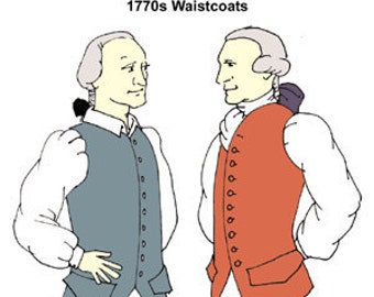 RH808 — quick print 1770s Waistcoat pattern