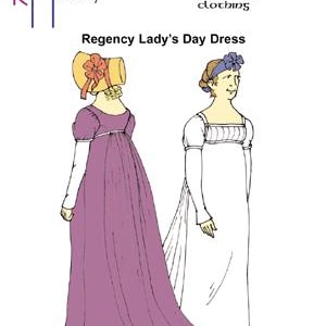 RH837 — quick print Regency Morning Dress pattern