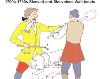 RH704 — quick print 1700s-1730s Pirate Waistcoats pattern