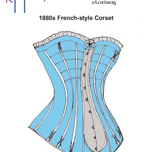 RH944 — quick print 1880s Corset pattern