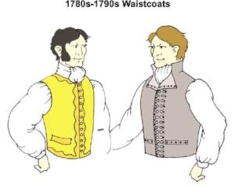 RH809 — snabbtryck 1780-90-tals västmönster