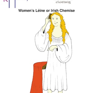 RH302 — quick print 16thc Irish Women's Léine pattern