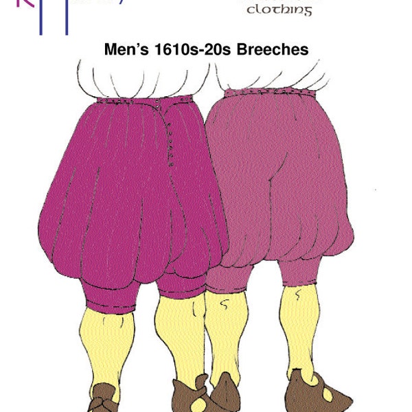 RH109 — Schnelldruck 1620er Breeches Schnittmuster