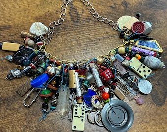 Artful Assemblage (Anything & Everything) Statement Necklace 3