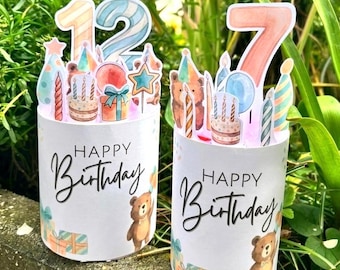 Duplo Vorlage zum Ausdrucken, Geburtstag Geschenk Druckvorlage, Kleinigkeit Mitbringsel, 10er & 18er Duplo Teddy Design A4