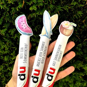 Sommerferien Duplo Vorlage zum Ausdrucken, Geldgeschenk Druckvorlage, Duplo 10er-Packung image 7