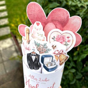 Hochzeitsgeschenk, Duplo Vorlage zur Hochzeit, Druckvorlage zum Ausdrucken, 10er-Duplo Banderolen image 12