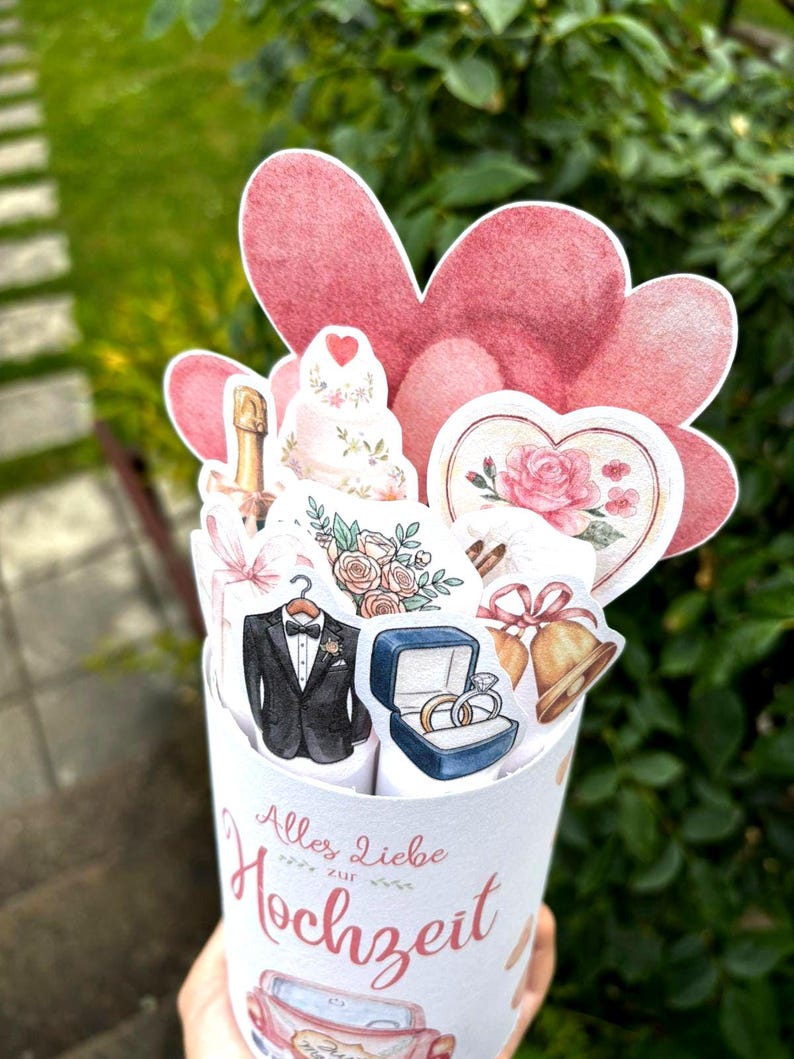 Hochzeitsgeschenk, Duplo Vorlage zur Hochzeit, Druckvorlage zum Ausdrucken, 10er-Duplo Banderolen image 12