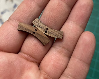 Thin arch connector - Finished wood blanks and findings