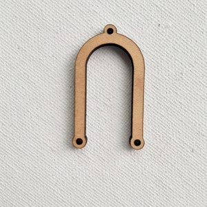 Long arch connector Style 2- Finished maple, cherry, sapele, white oak and walnut wood.
