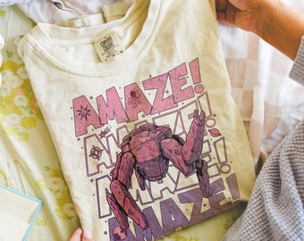 Amaze Rocky Purple Shirt, Project Hail Mary Comfort Colors® T Shirt, Sci Fi Alien Book Lover Graphic Tee