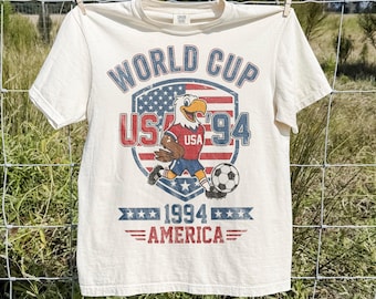 World Cup USA Soccer Graphic Tee America Fan Shirt, Patriotic Eagle Soccer Graphic Tee, Americana Match Day Style Top, Comfort Colors® Gift