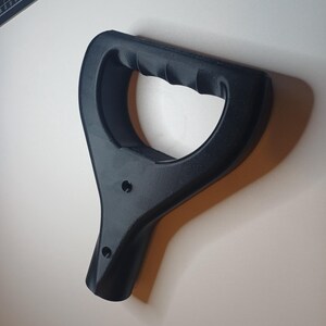 Handle for snow shovel or other tool, 3D model for 3D printing